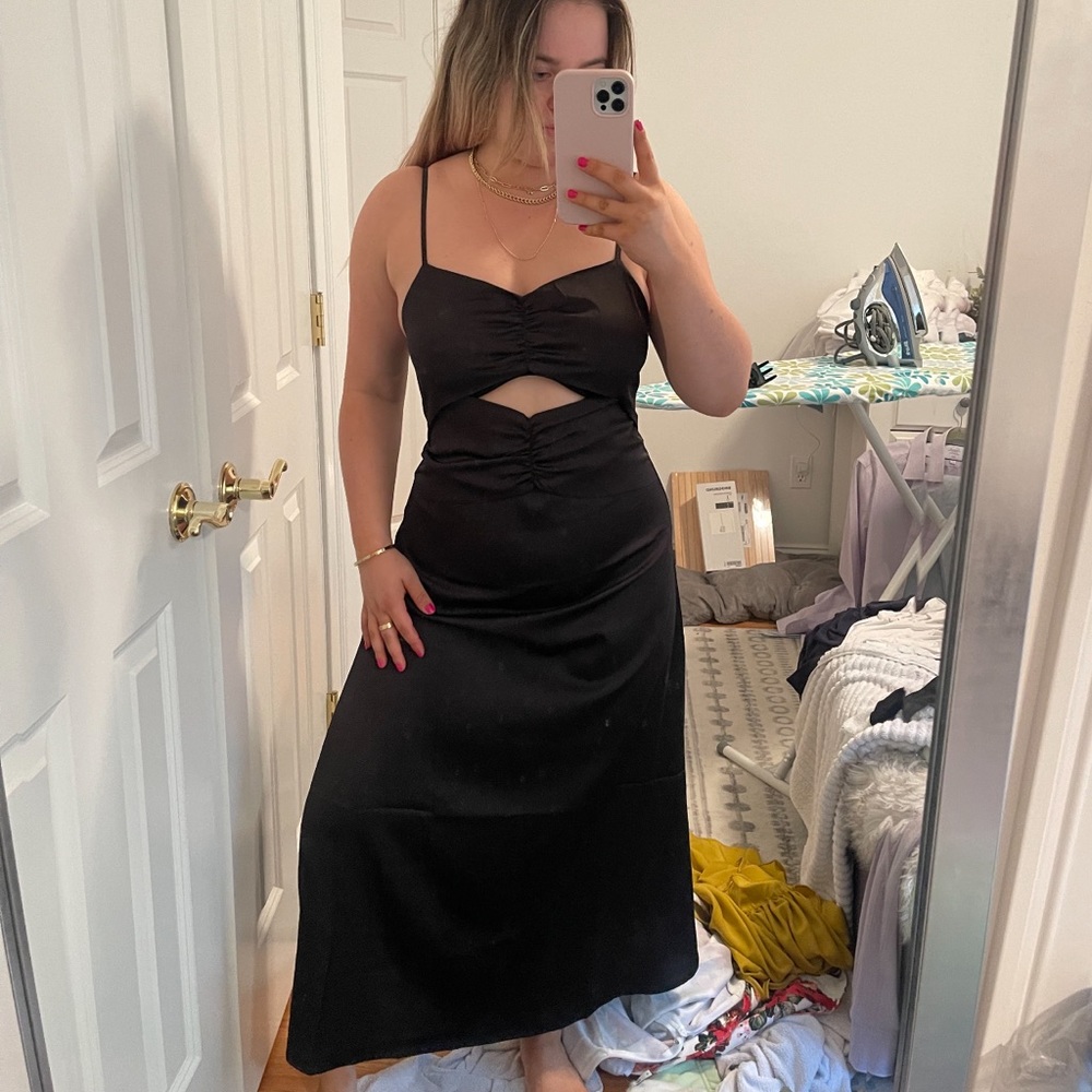 Nastygal dress with tie fronts